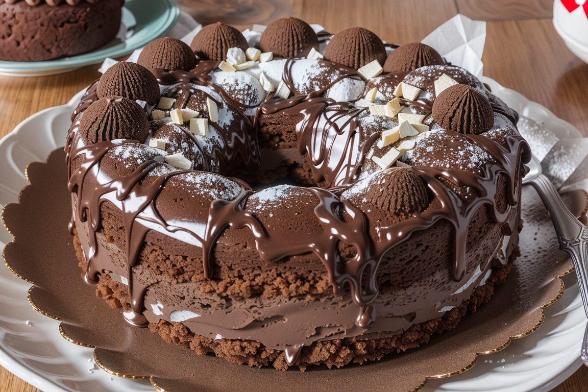 Bolo de Brigadeiro Gelado